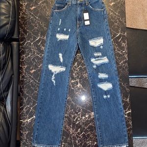 NWT LF Carmar Lucio Distressed Jeans